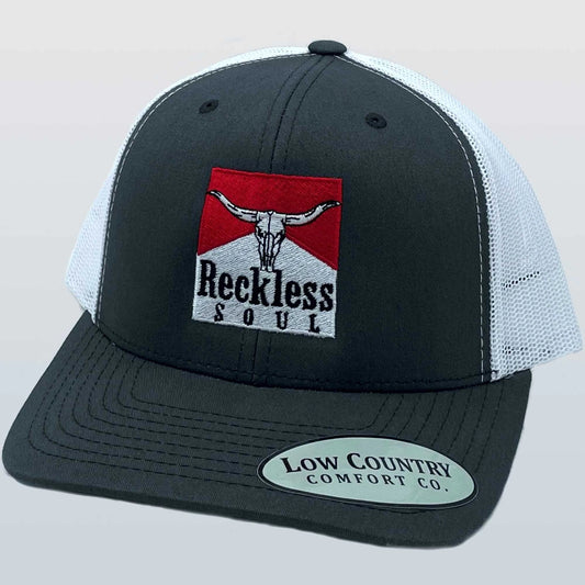 Low Country Comfort RS6 Reds Skull Snapback Hat