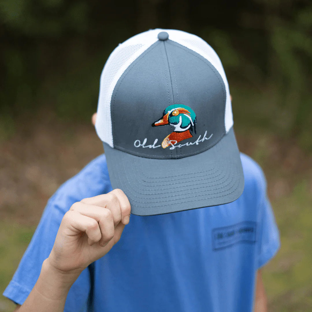 Old South Apparel Youth Wood Duck Snapback Hat