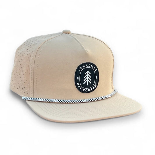 Armadillo Hat Co. The Pines Rope Snapback Hat