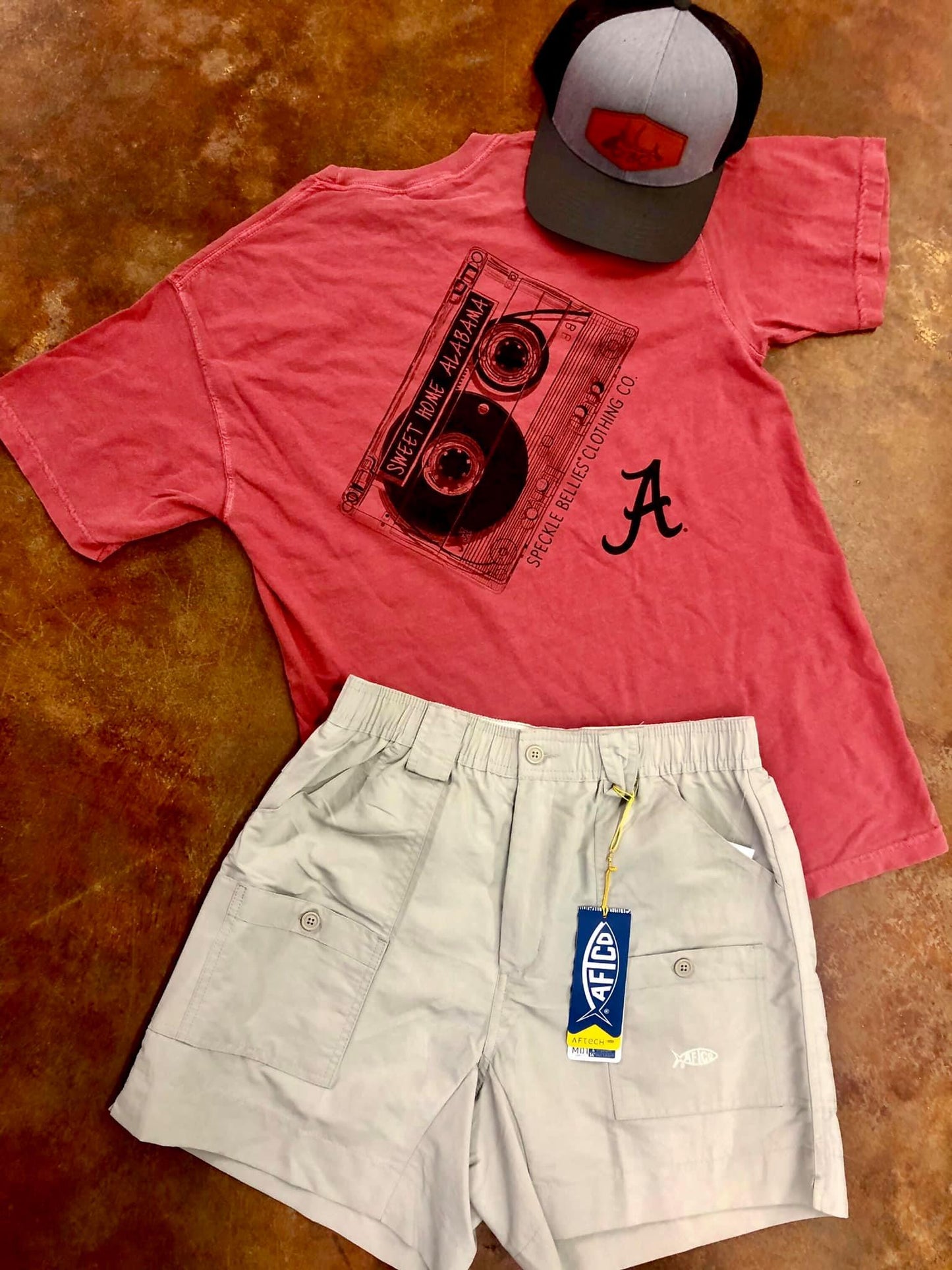 Speckle Bellies Alabama Cassette S/S TEE Shirt