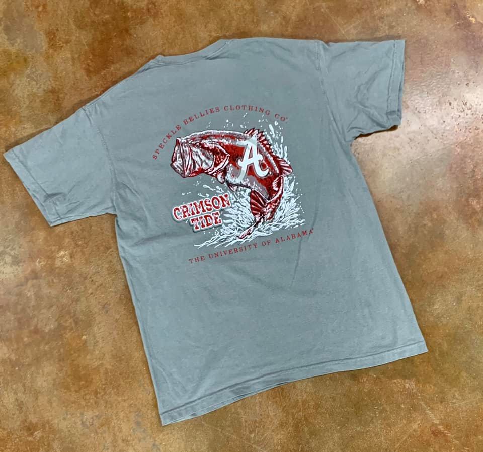 Speckle Bellies Alabama Bass S/S TEE Shirt