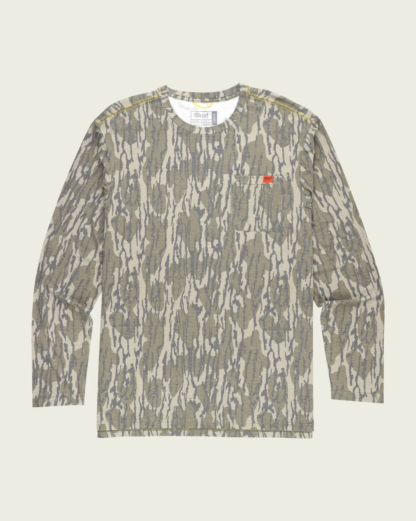Marsh Wear Apparel Buxton Men's Mossy Oak L/S Performance Shirt