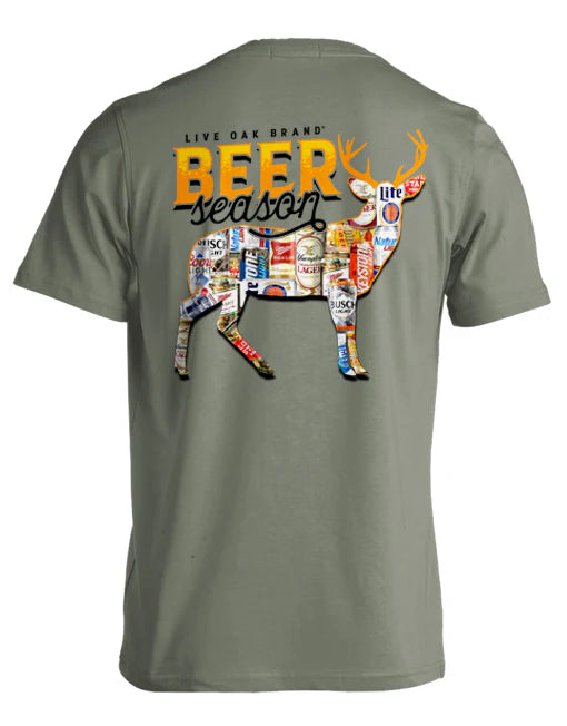Live Oak Brand It's Beer Season S/S TEE Shirt