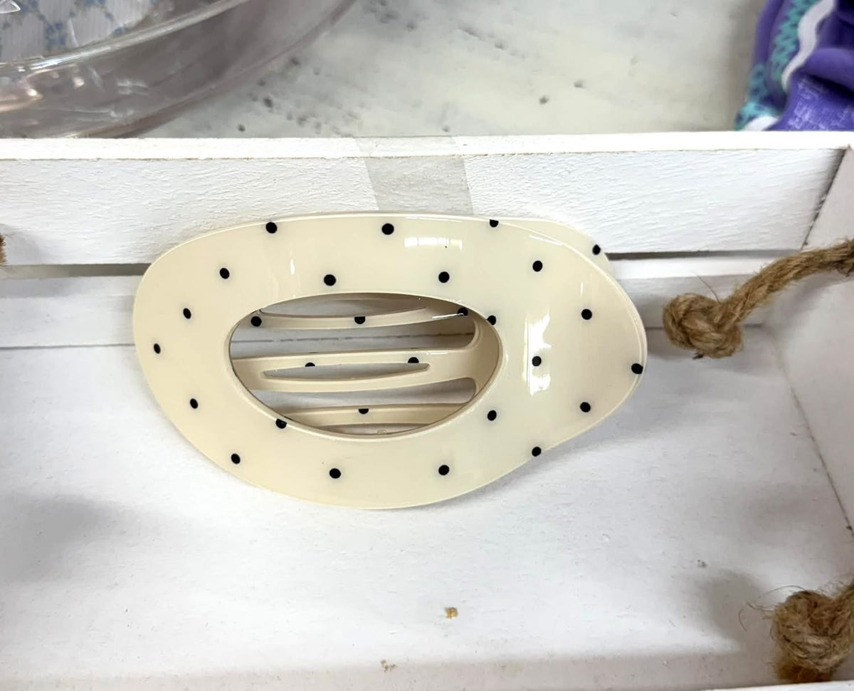 Polka Dot Flat Clip