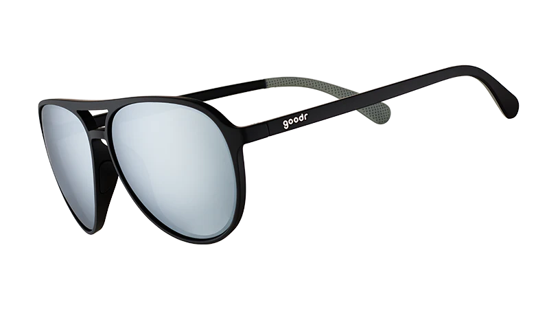 Goodr Add the Chrome Package Shades-Black and Silver