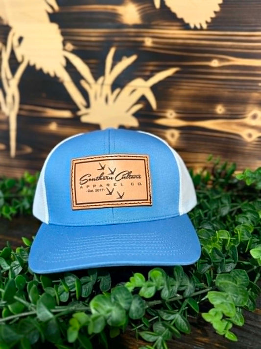 Southern Culture Tracks Leather Patch Snapback Hat