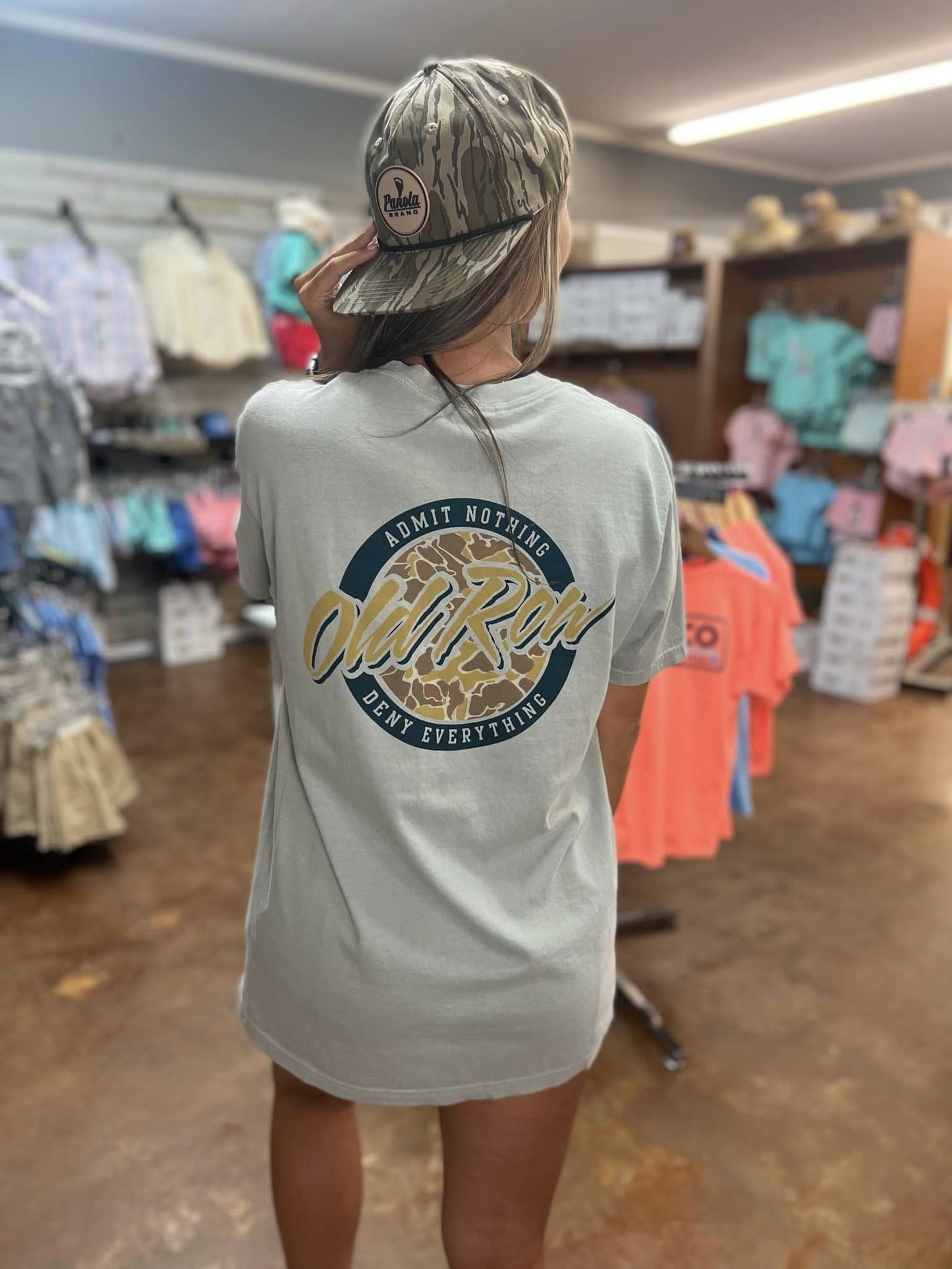 Old Row Outdoors 80s Camo Circle Pocket S/S TEE Shirt