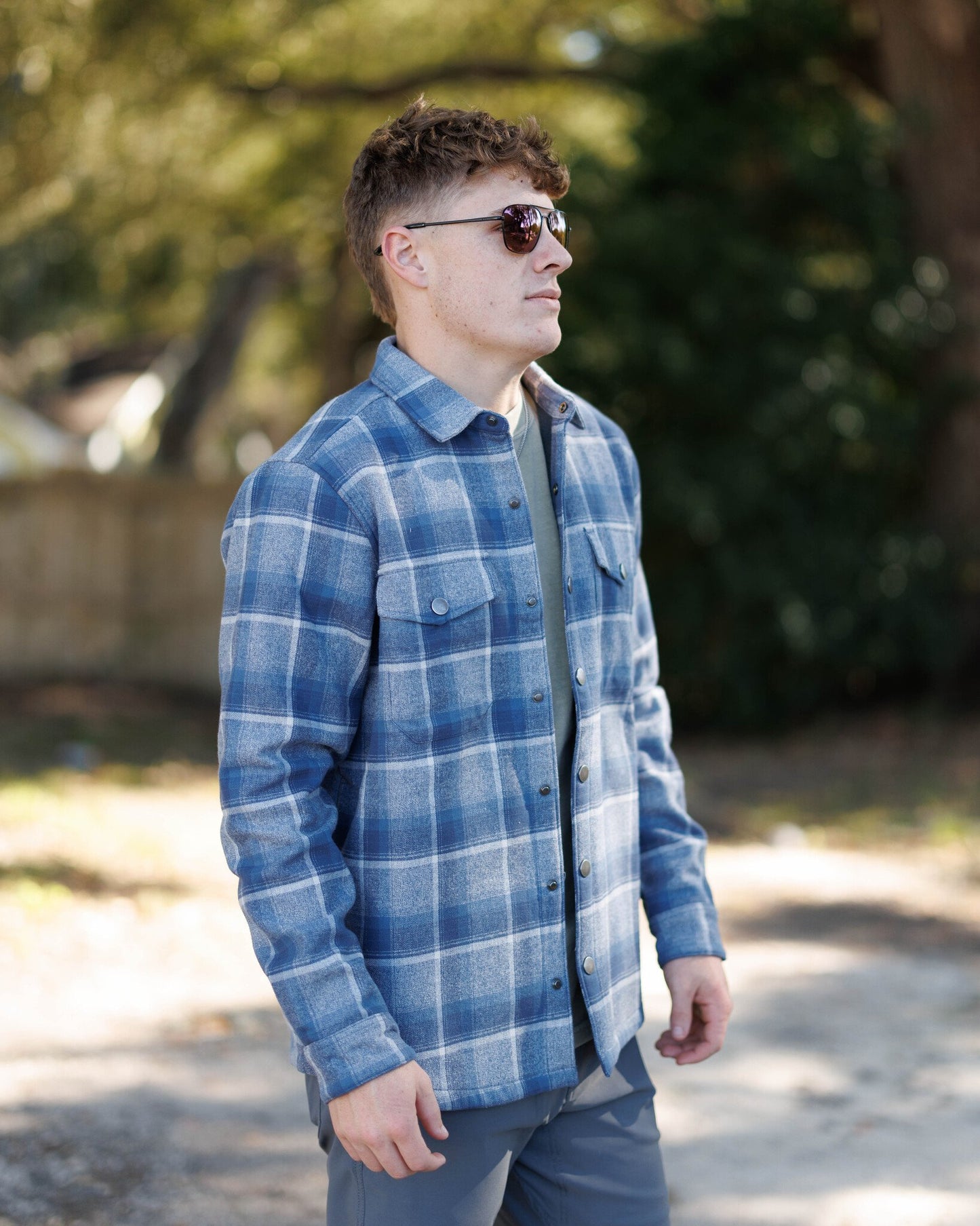 Aftco Men's Stout Button Shacket