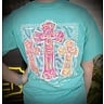 Southern Fried Cotton Women's Faith Hope Love S/S TEE Shirt