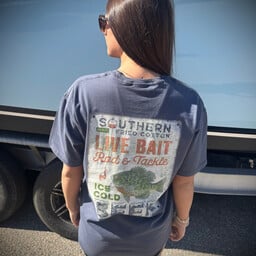 Southern Fried Cotton Live Bait Cold Beer S/S TEE Shirt