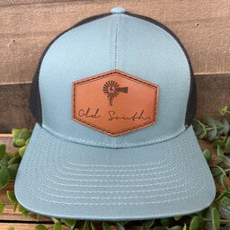 Old South Apparel Signature Leather Patch Snapback Hat
