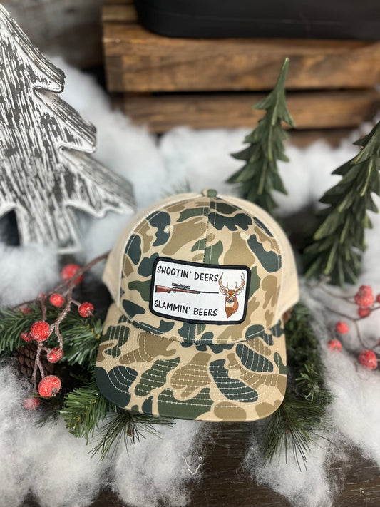 Low Country Comfort Shootin' Deer Patch Snapback Hat