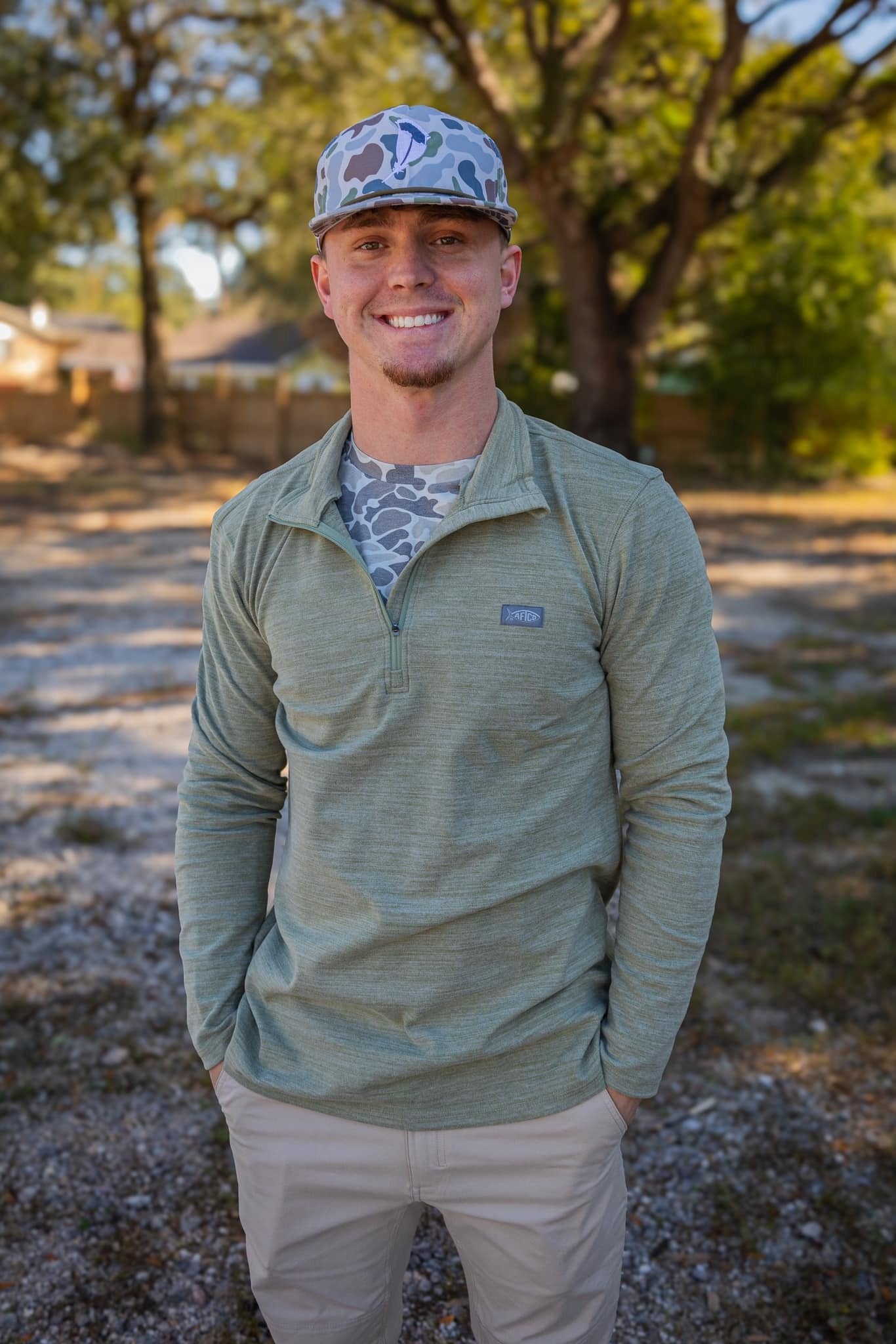 Aftco Men's Coastal Layer 1/4 Zip Jacket