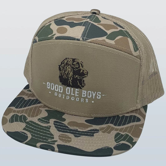 Good OLE Boy Outdoors Boykin Embroidered 7 Panel Snapback Hat