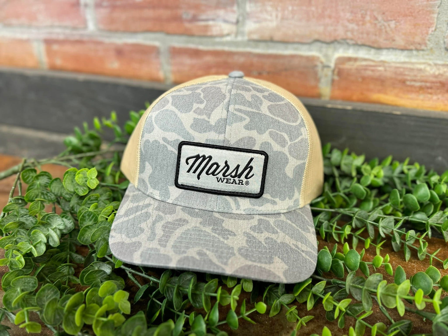 Marsh Wear Apparel Script Trucker Snapback Hat