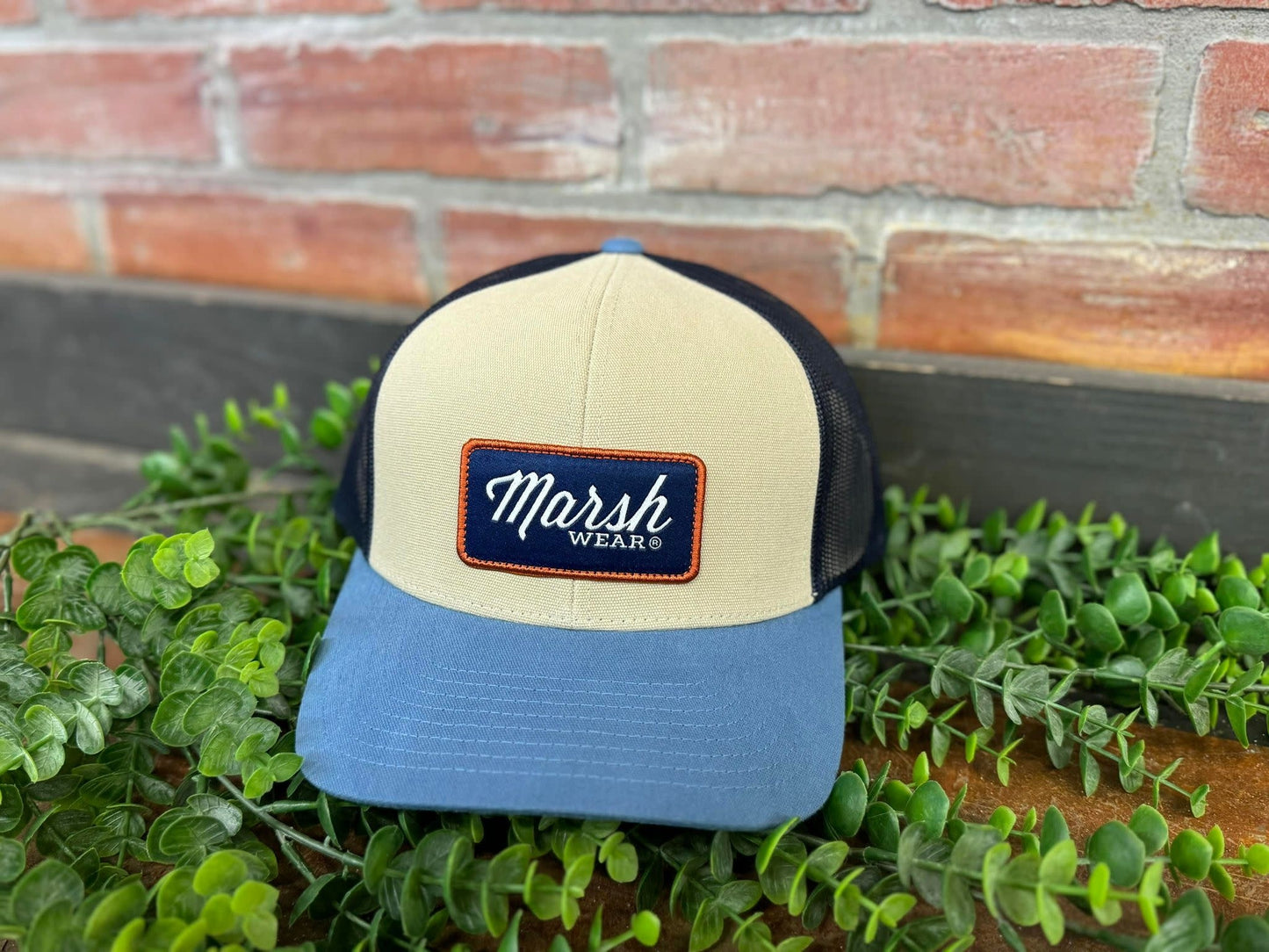 Marsh Wear Apparel Script Trucker Snapback Hat