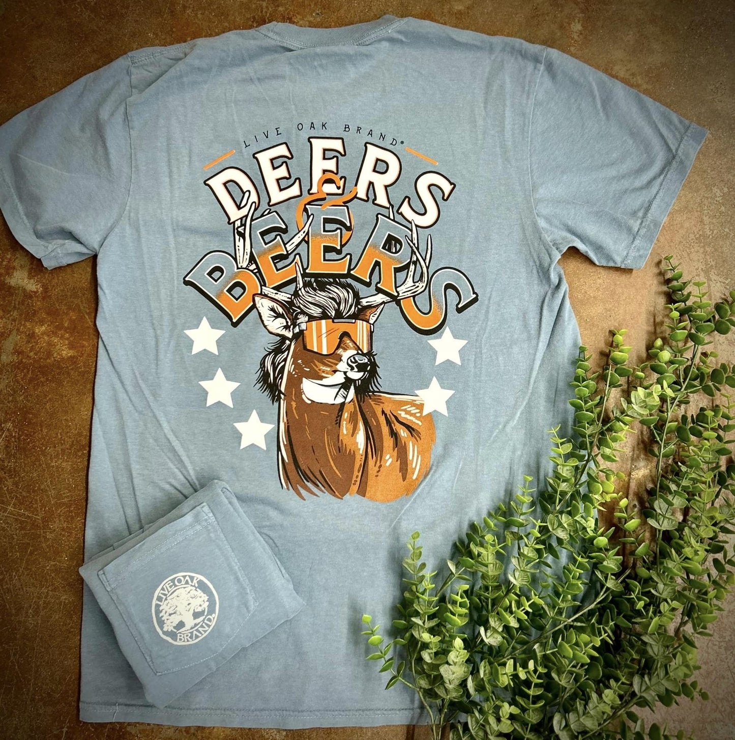 Live Oak Brand Deers and Beers S/S TEE Shirt