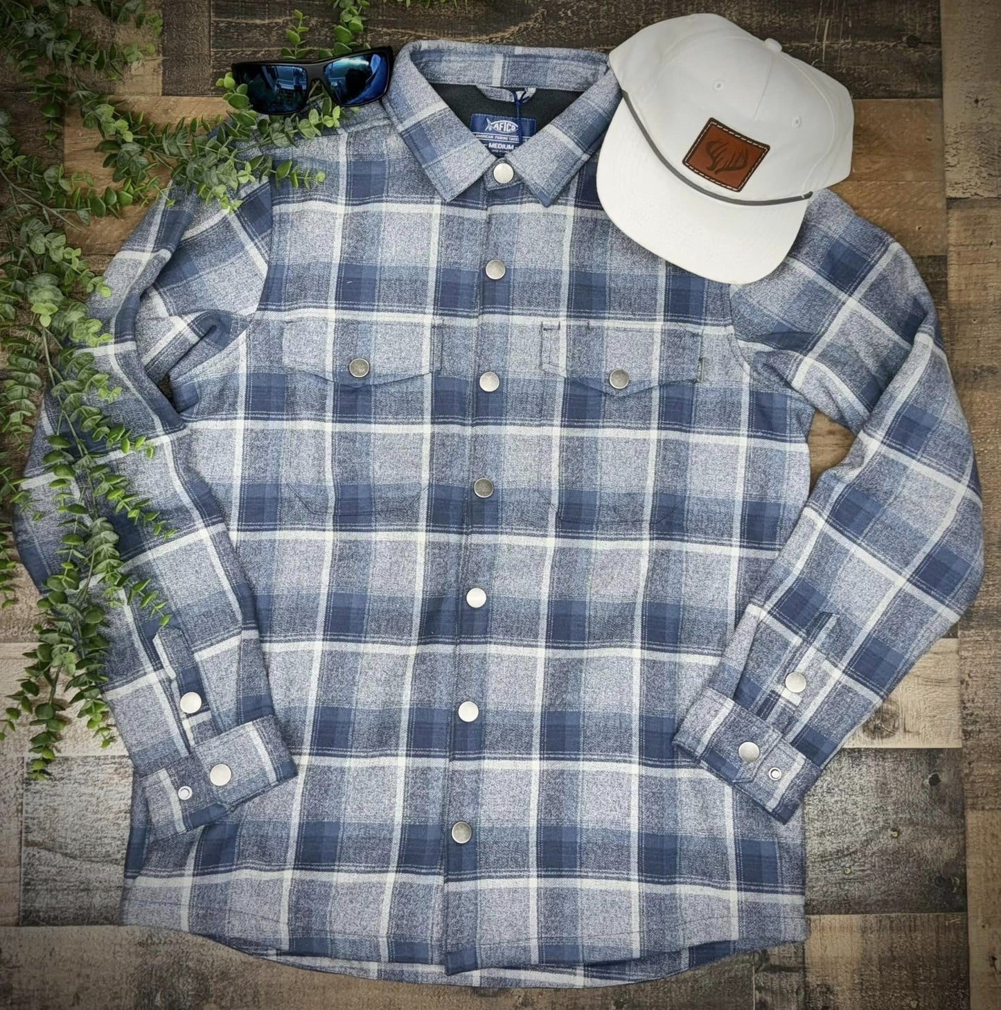 Aftco Men's Stout Button Shacket