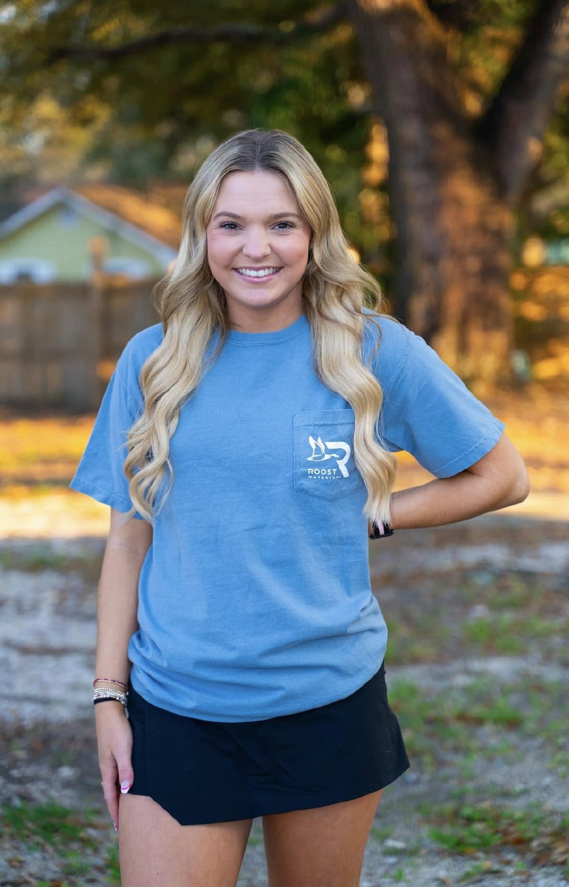 Roost Waterfowl Roost Duck w Hat S/S TEE Shirt