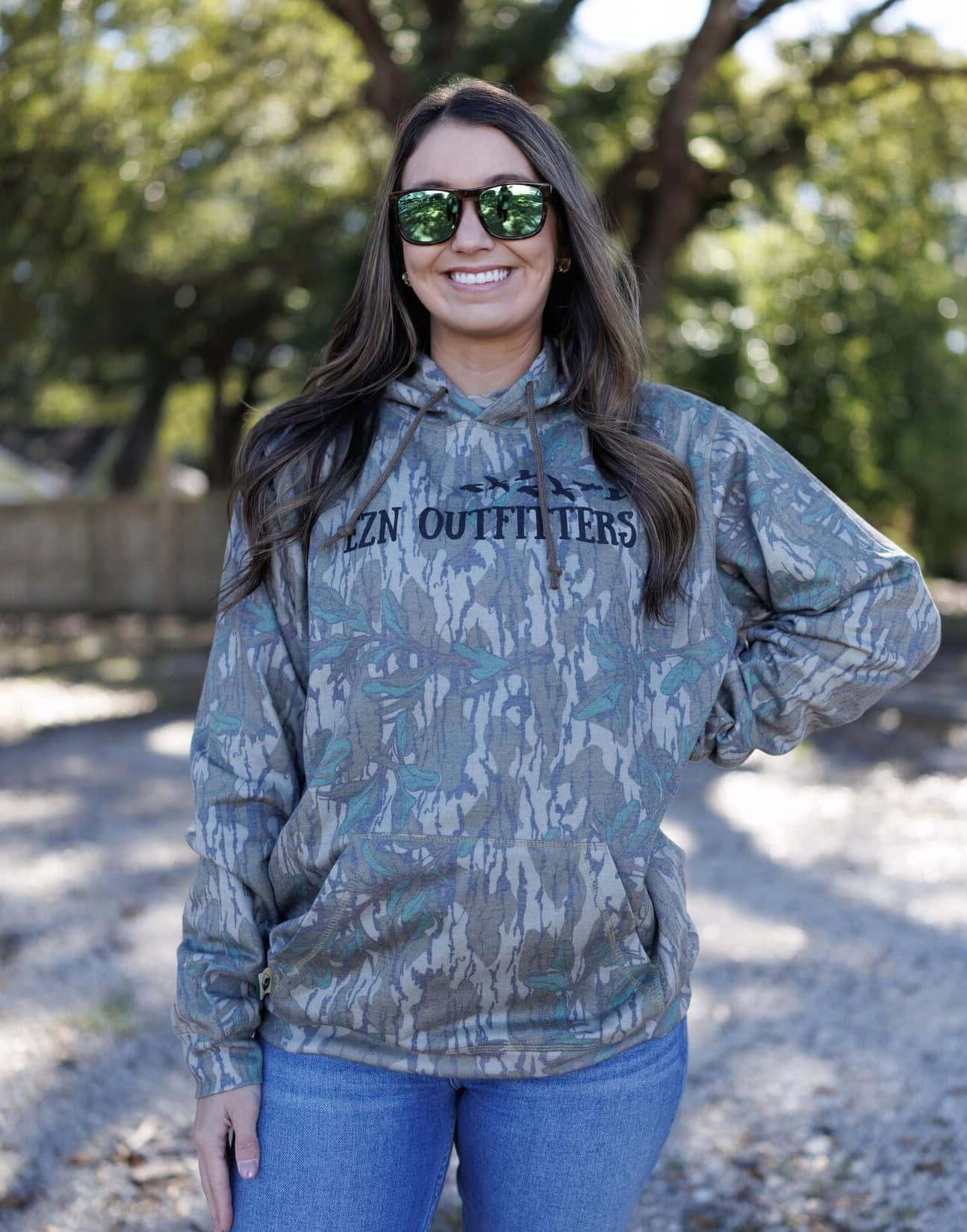 EZN Outfitters Mossy Oak Washed Out Hoodie