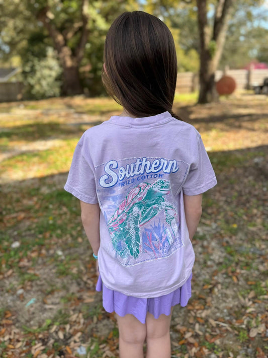 Southern Fried Cotton Youth Girls Saltwater Queen S/S TEE Shirt