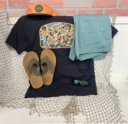 Marsh Wear Apparel Men's Alton Camo S/S Regular TEE Shirt