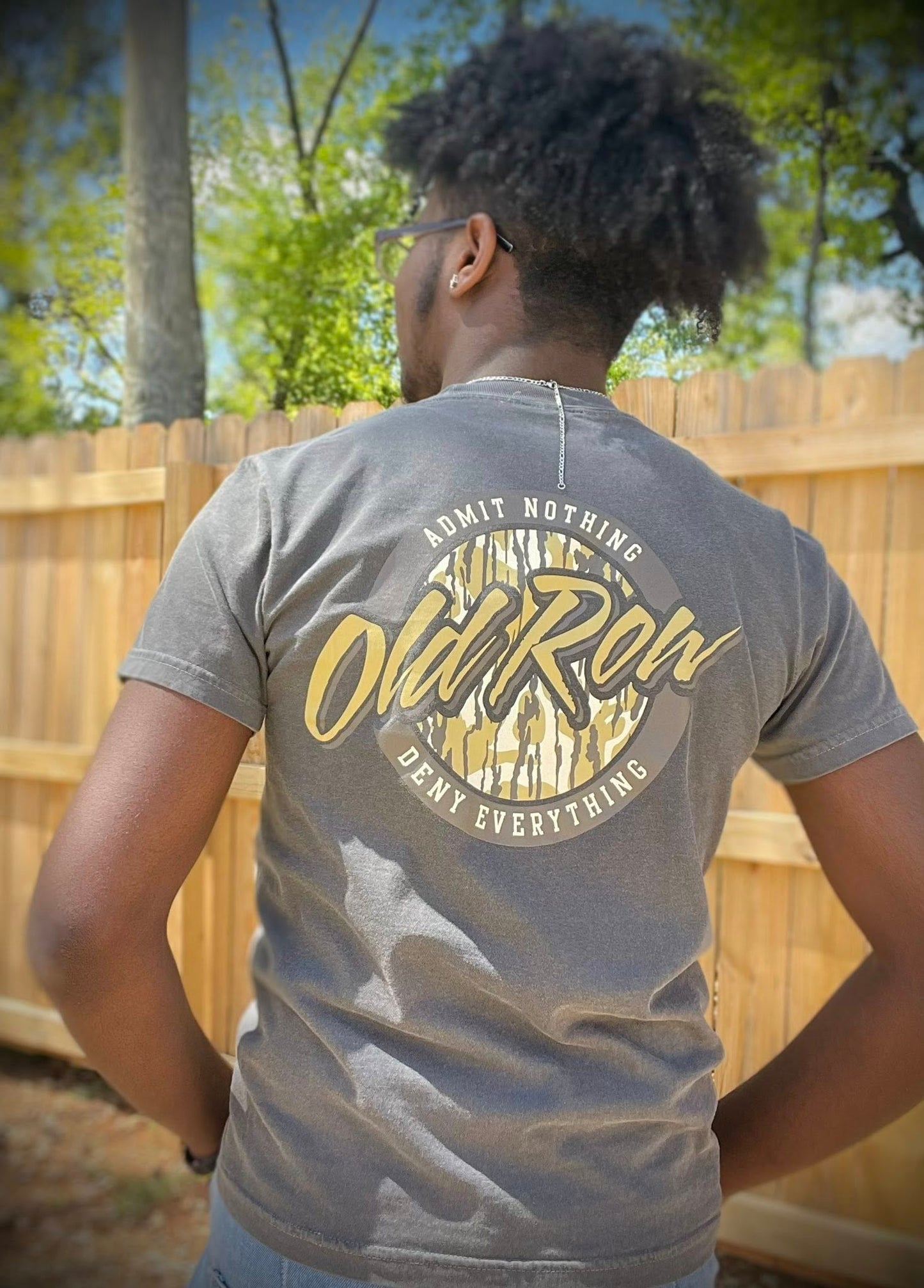 Old Row Outdoors 80s Camo Circle Pocket S/S TEE Shirt