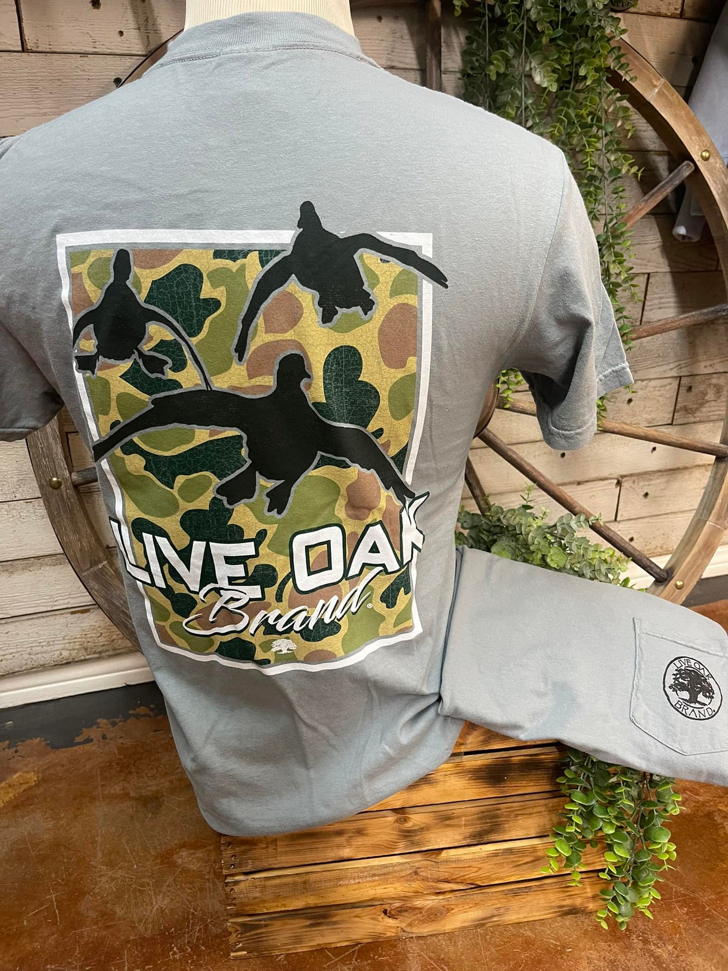 Live Oak Brand Camo Ducks S/S TEE Shirt