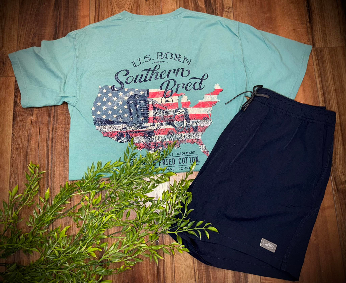 Southern Fried Cotton Southern Bred Tractor S/S TEE Shirt