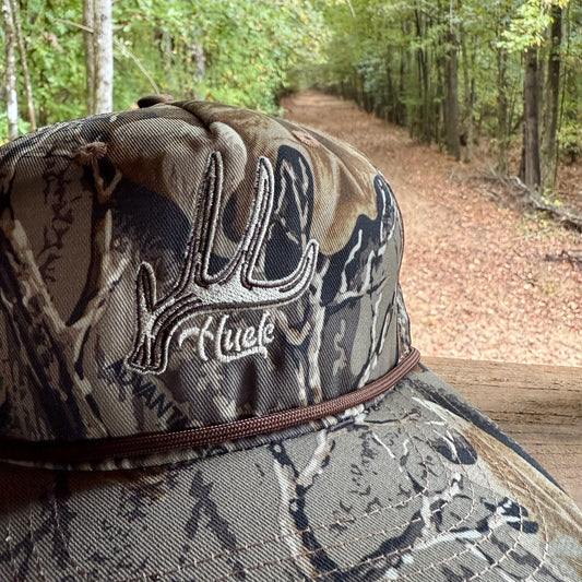Huck Outdoors Buck Deers Rope Snapback Hat