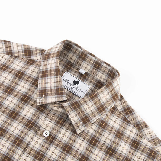 American Strutter Men's Plaid Flannel L/S Button Down Shirt
