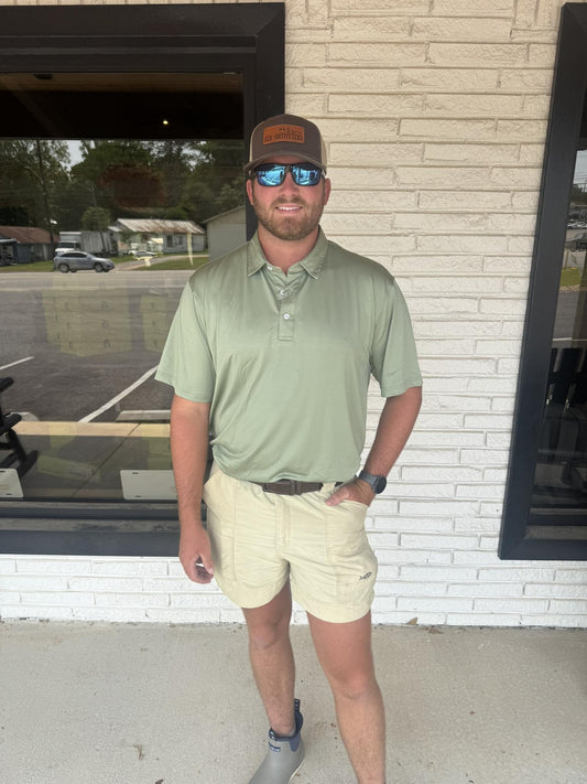 Live Oak Brand Solid Performance S/S Polo