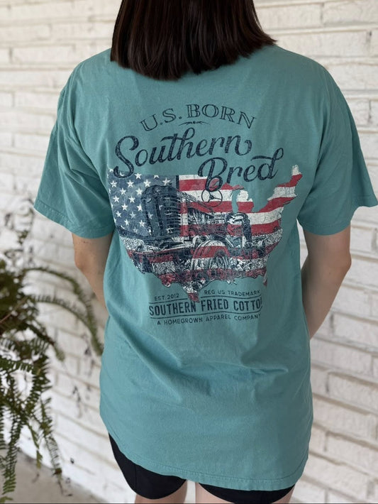 Southern Fried Cotton Southern Bred Tractor S/S TEE Shirt