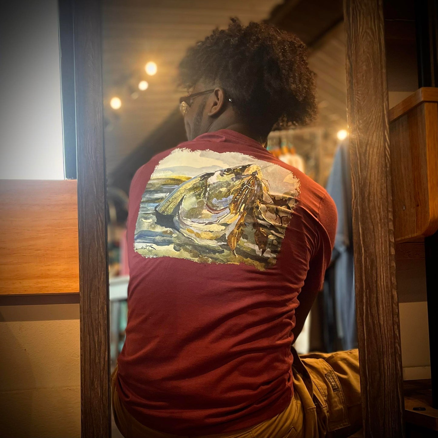 Coosa Cotton Dirk Walker Bass S/S TEE Shirt