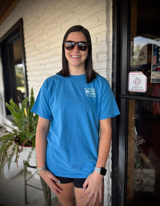 Southern Fried Cotton Women's Sundays Colors S/S TEE Shirt