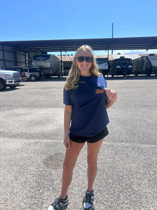 Old Row Outdoors Tiger Town AU Camo Pocket S/S TEE Shirt