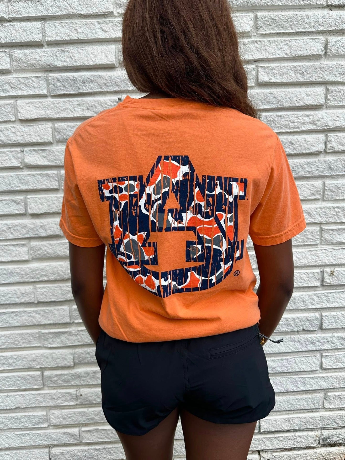 Speckle Bellies Auburn Camo Logo S/S TEE Shirt