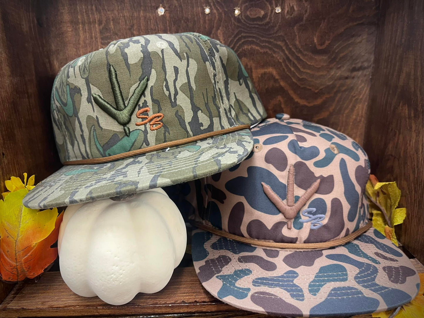 Speckle Bellies Turkey Track SB Rope Snapback Hat