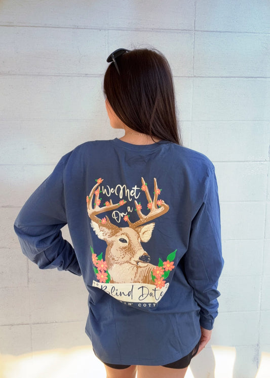 Struttin Cotton Women's Blind Date L/S TEE Shirt