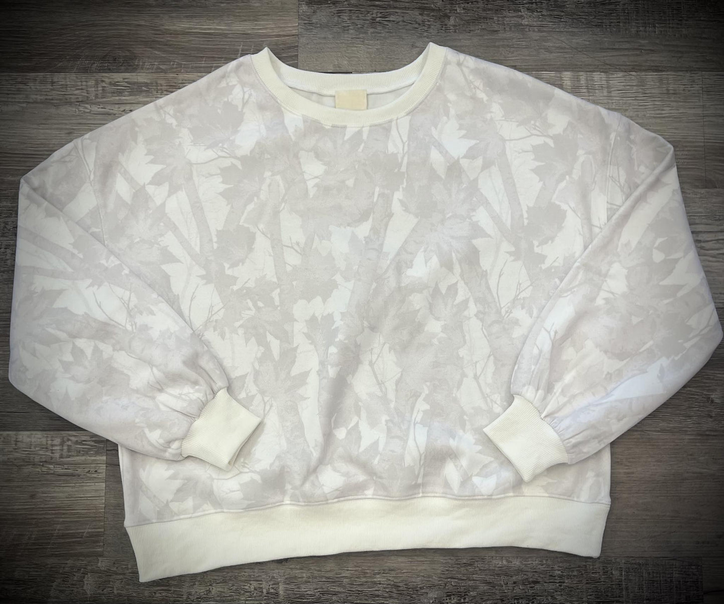 White Camo Sweatshirt