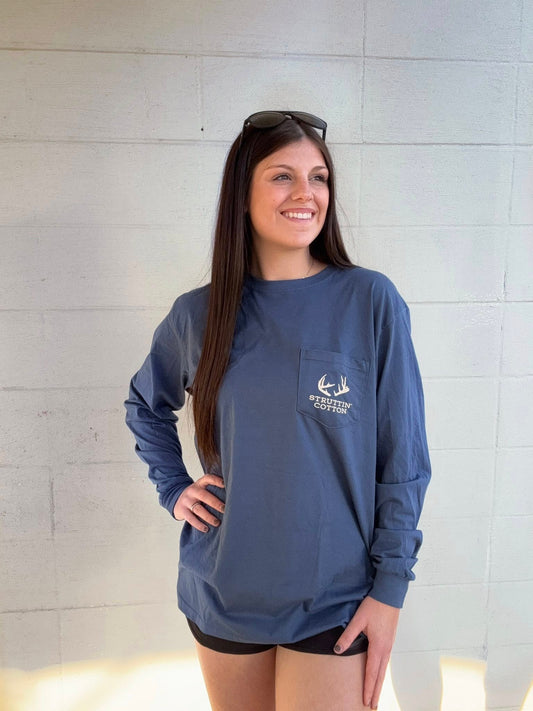 Struttin Cotton Women's Blind Date L/S TEE Shirt