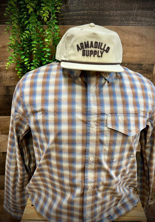 Aftco Men's Portside Tech Button Down L/S Shirt