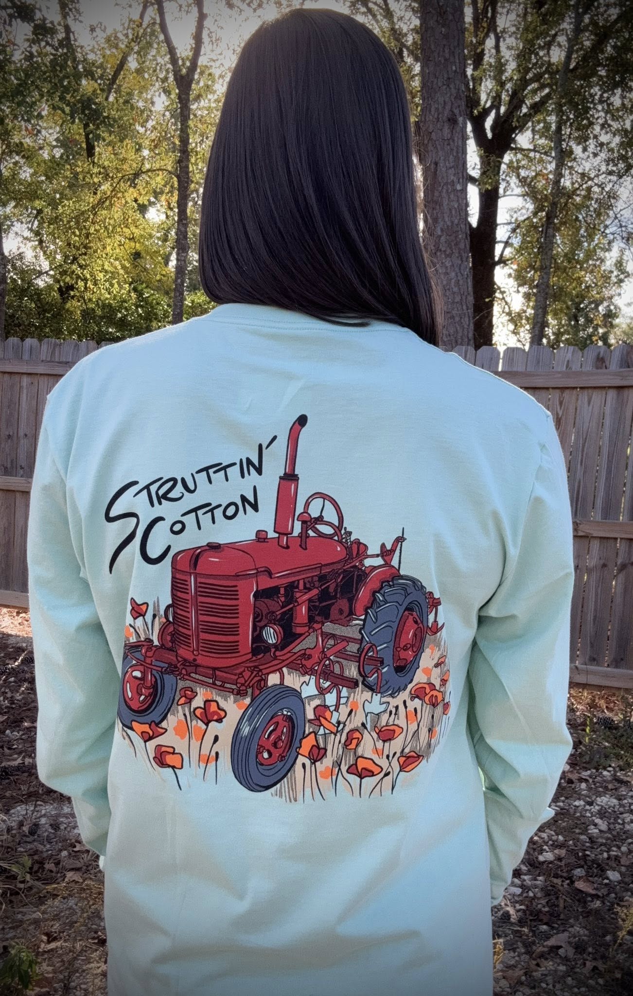 Struttin Cotton Women's After the Season L/S TEE Shirt