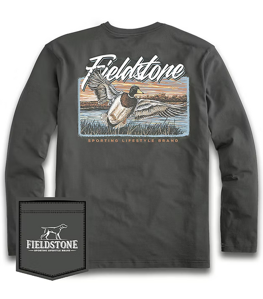 Fieldstone Outdoors Youth Morning Flight L/S TEE Shirt