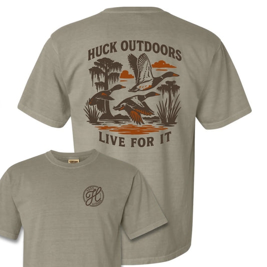 Huck Outdoors Mallards in the Marsh S/S TEE Shirt