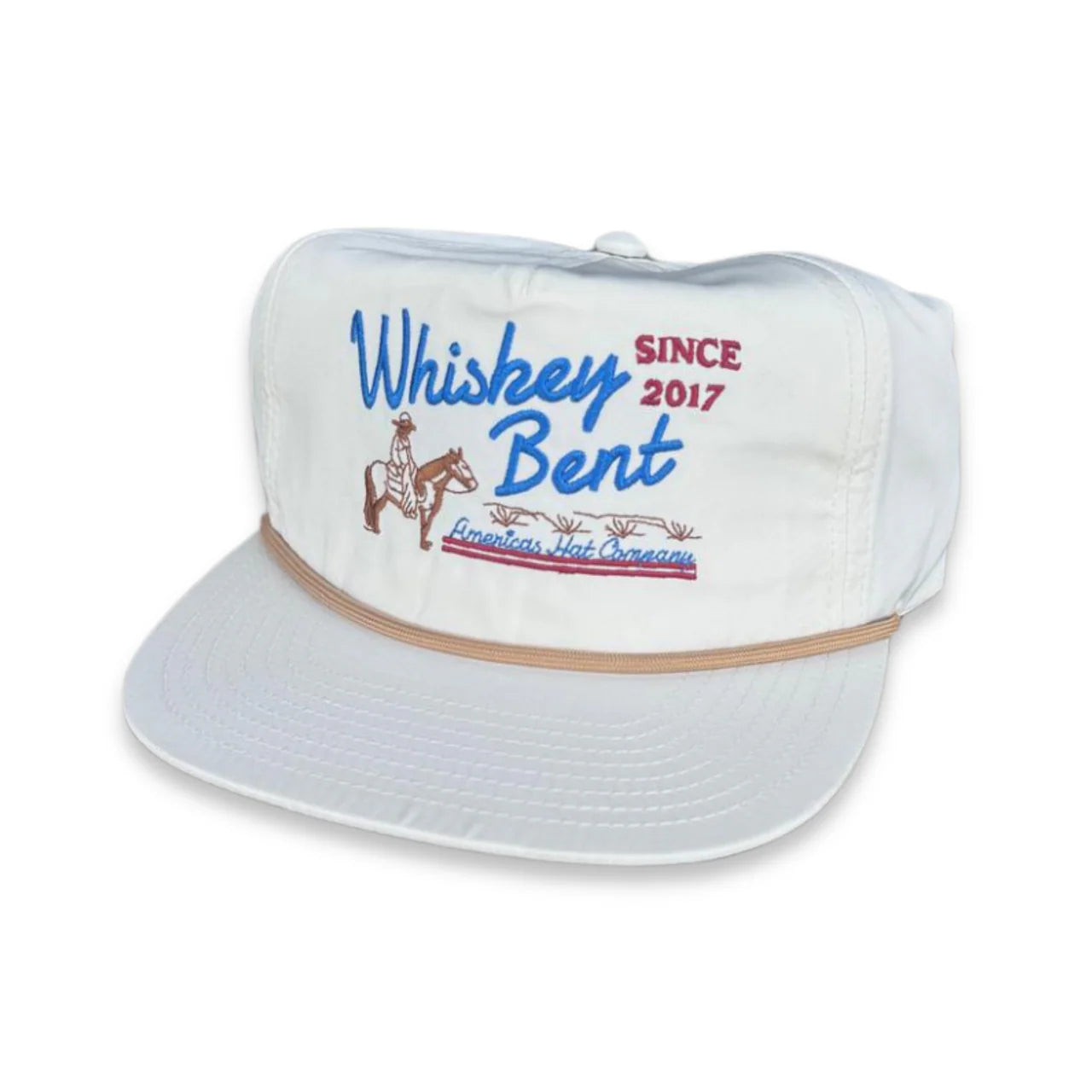 Whiskey Bent Hat Co. All American Rope Snapback Hat