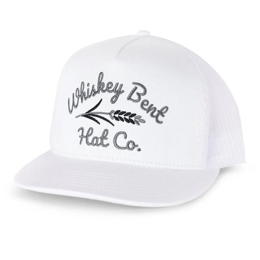Whiskey Bent Hat Co. White Lightning Snapback Hat