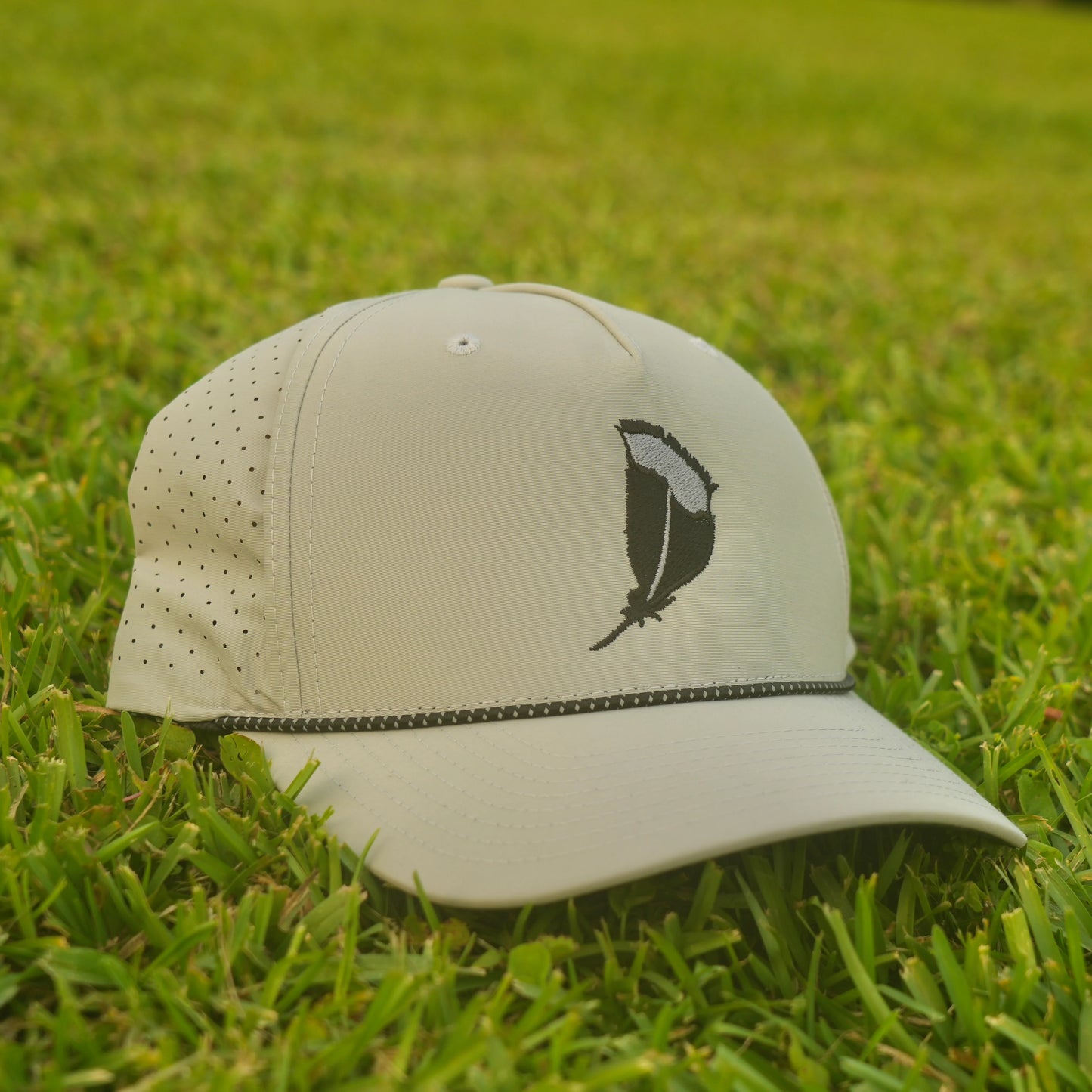 Panola Brand Feather Logo Performance Rope Snapback Hat