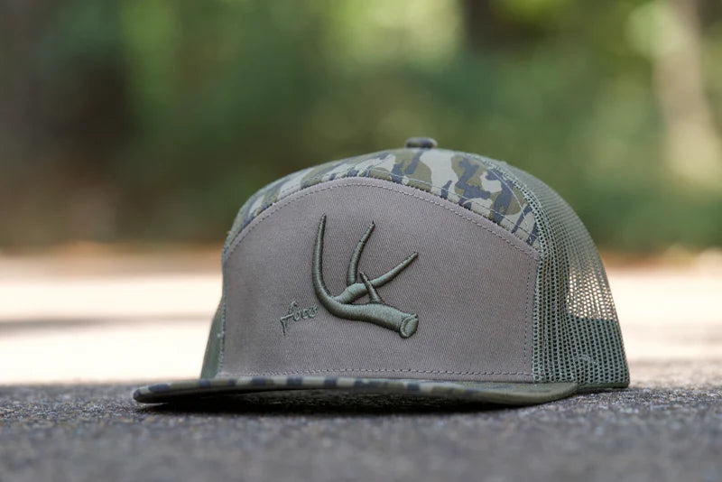 Freak Outdoors Woodsman Antler Puff 7 Panel Snapback Hat