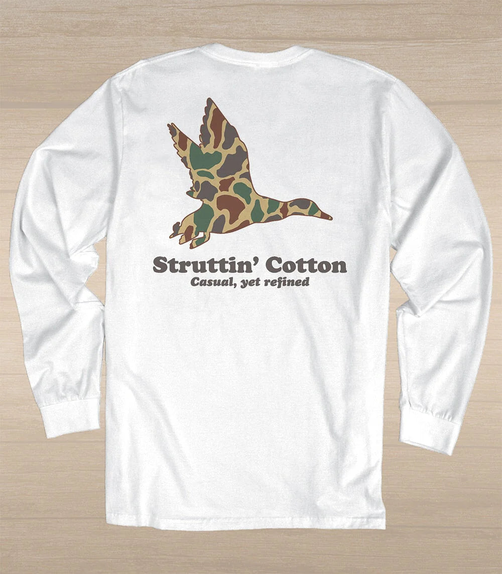 Struttin' Cotton Old School Mallard L/S TEE Shirt